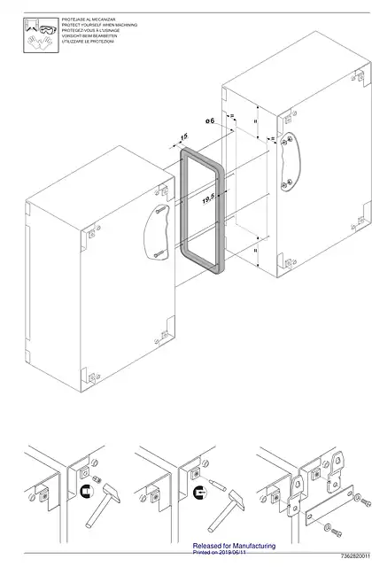 schneider施耐德Thalassa PLM General Instruction for polyester lateral coupling frame